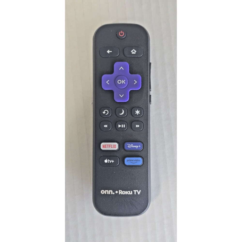 ONN Roku Remote RC‑ALIR – Streaming Buttons Netflix/Disney+/Apple TV+/Paramount+